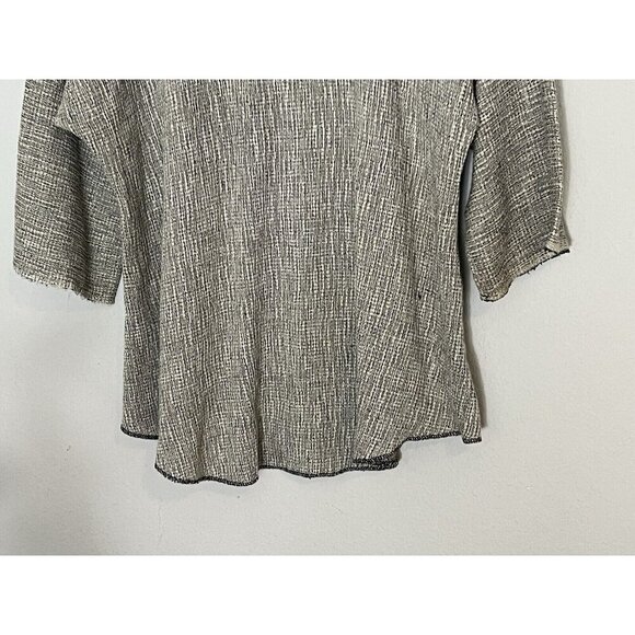 Monika Astara Joy Tunic Top Size Small Medium Gray Black - Picture 10 of 12